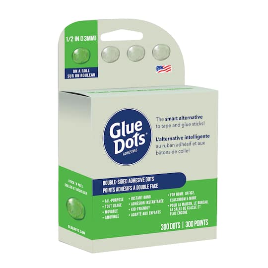 Glue Dots® 1/2" Double-Sided Adhesive Dots Dispenser